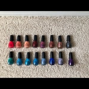 China Glaze Nailpolishes - Set of 16